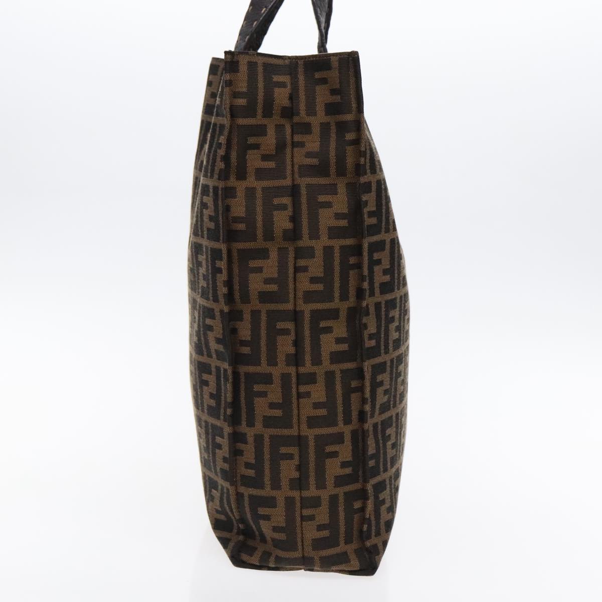 Fendi Selleria Brown Canvas Tote Bag (Pre-Owned)