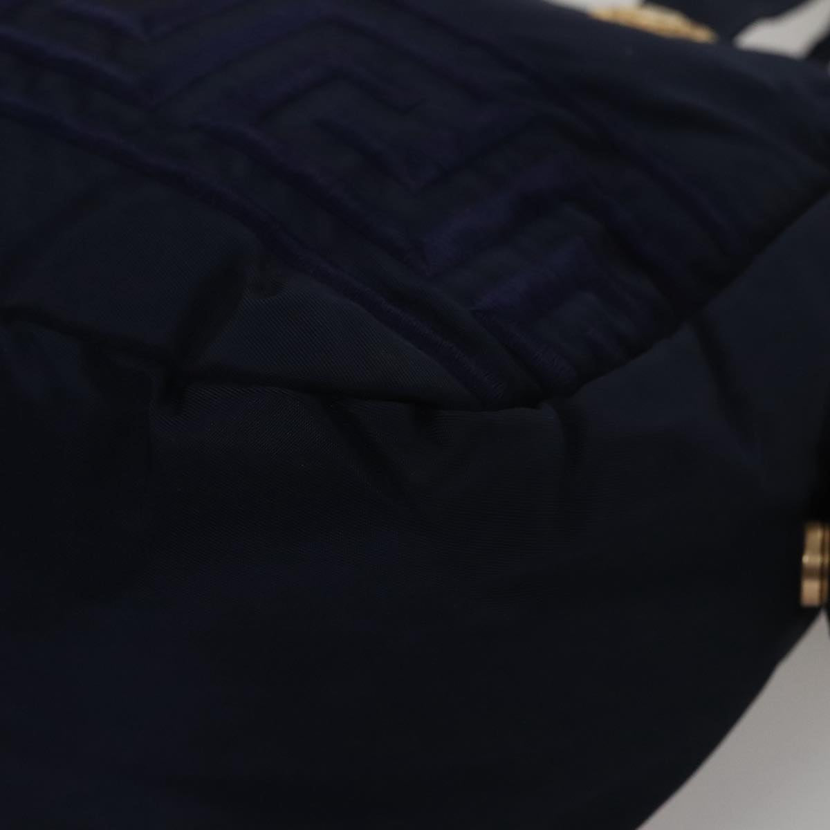 Versace Navy Synthetic Handbag (Pre-Owned)