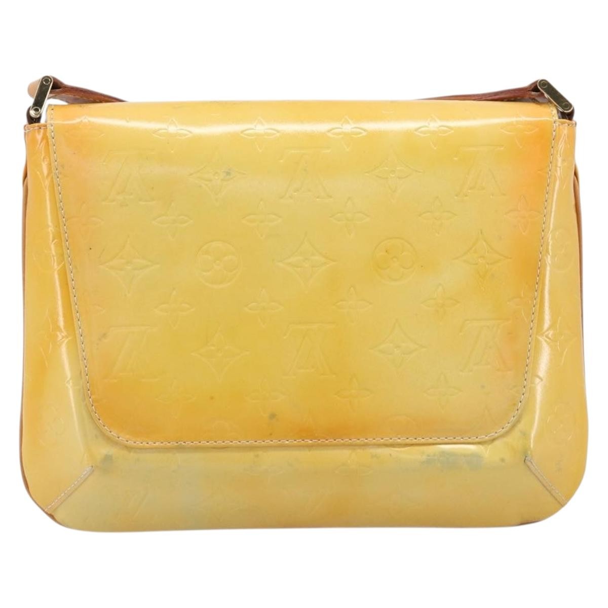 Louis Vuitton Thompson Street Monogram Vernis Yellow Patent_Leather Shoulder Bag Bag (Pre-Owned)