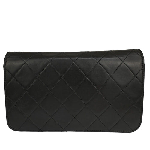 Chanel Wallet On Chain Black Leather Wallet  (Pre-Owned)