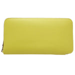 Hermès Silk'in Yellow Leather Wallet  (Pre-Owned)