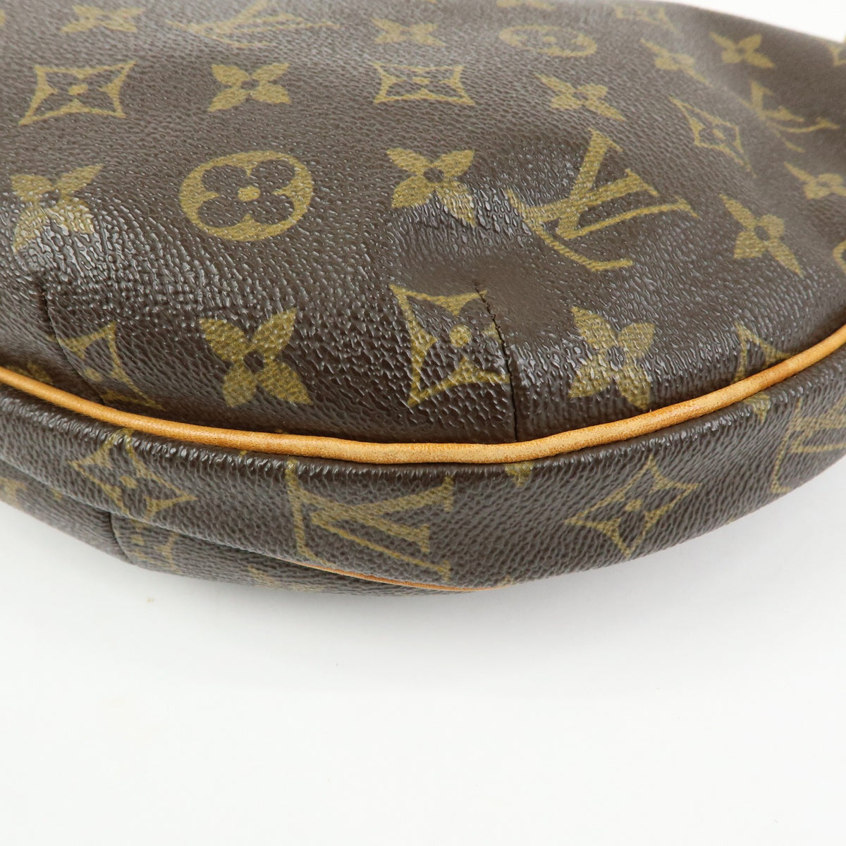 Louis Vuitton Croissant Monogram Canvas Brown Canvas Handbag (Pre-Owned)