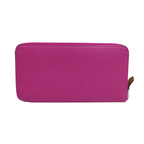 Hermès Silk'in Purple Leather Wallet  (Pre-Owned)