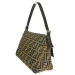 Fendi Mamma Baguette Brown Canvas Handbag (Pre-Owned)