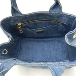 Prada Canapa Blue Denim - Jeans Tote Bag (Pre-Owned)