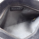 Chanel - Black Synthetic Clutch Bag (Pre-Owned)