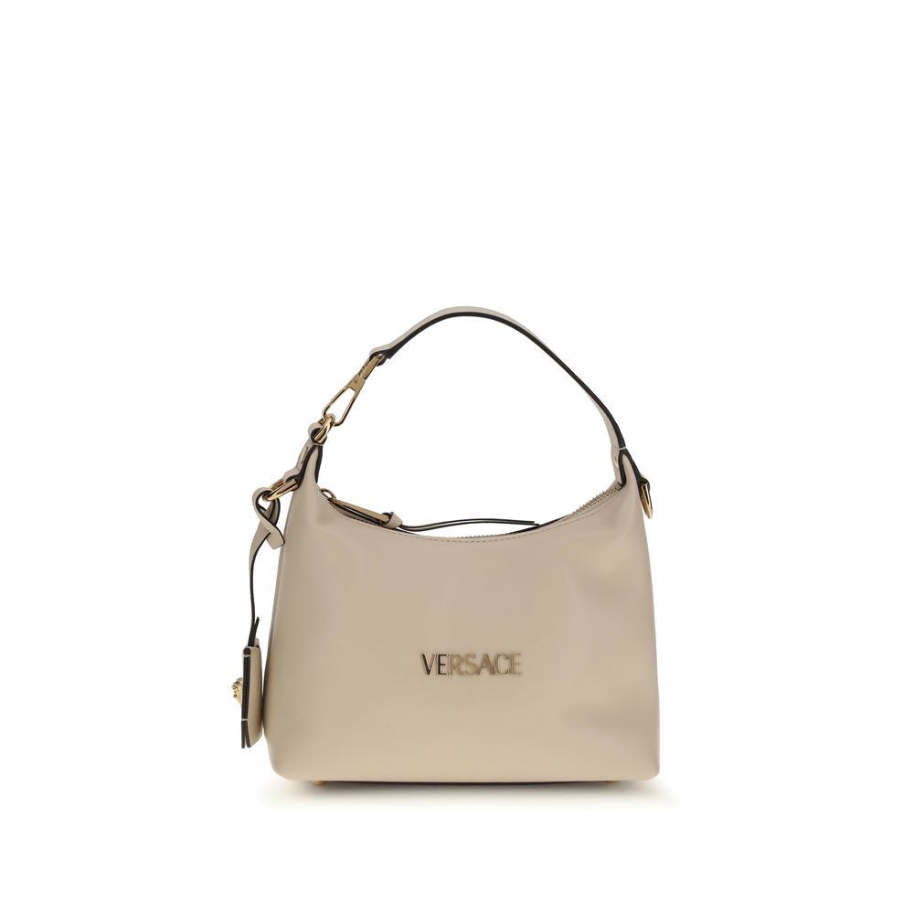 Versace Beige Calf Leather Bos Taurus Women's Handbag