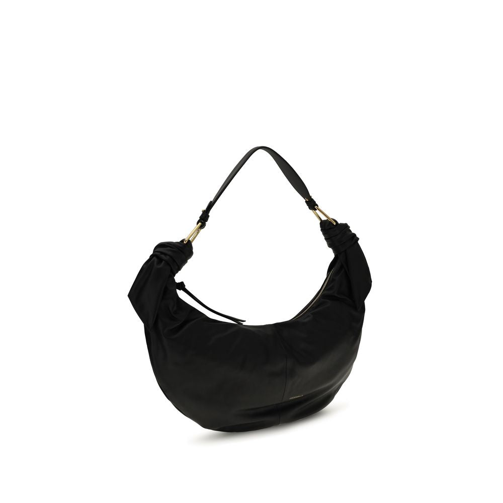 Coccinelle Black Calf Leather Bos Taurus Shoulder Women's Bag