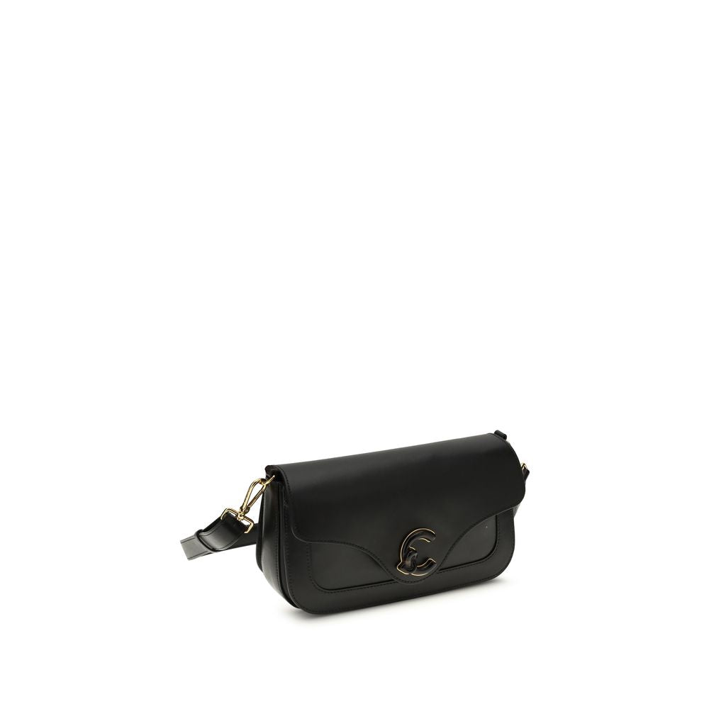Coccinelle Black Calf Leather Bos Taurus Shoulder Women's Bag
