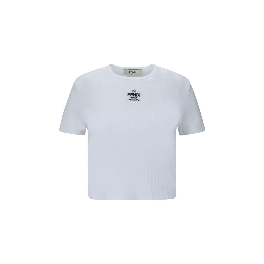Fendi White Cotton Women's T-Shirt