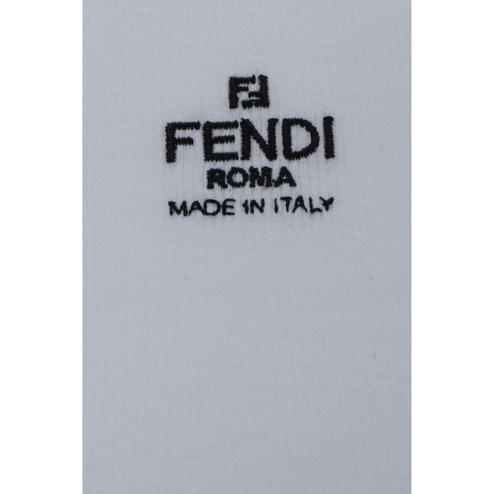 Fendi White Cotton Women's T-Shirt