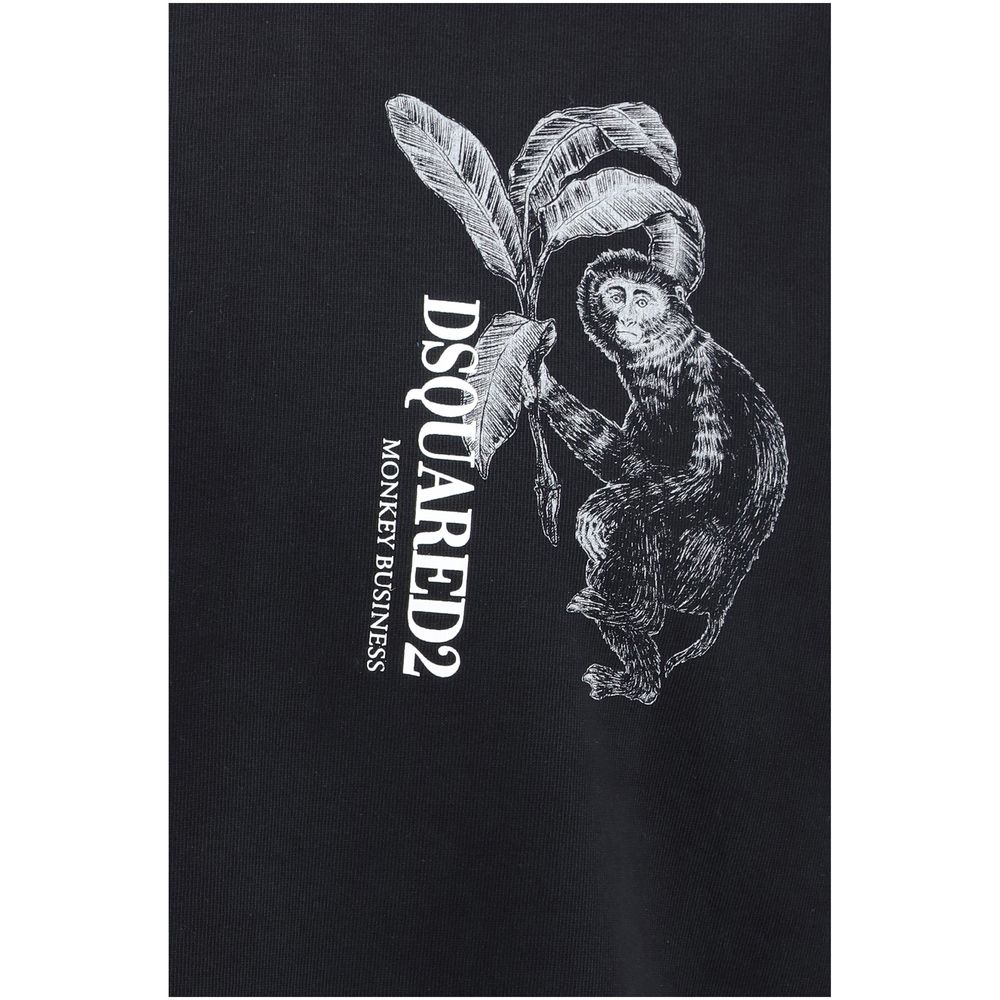 Dsquared² Black Cotton Men's T-Shirt