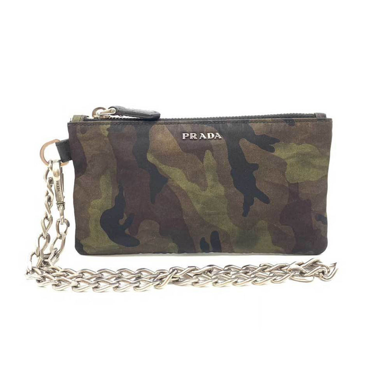 Prada Green Synthetic Wallet  (Pre-Owned)