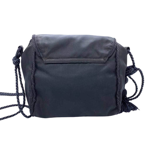 Prada Tessuto Navy Synthetic Shopper Bag (Pre-Owned)
