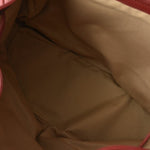 Bottega Veneta Intrecciato Red Leather Backpack Bag (Pre-Owned)