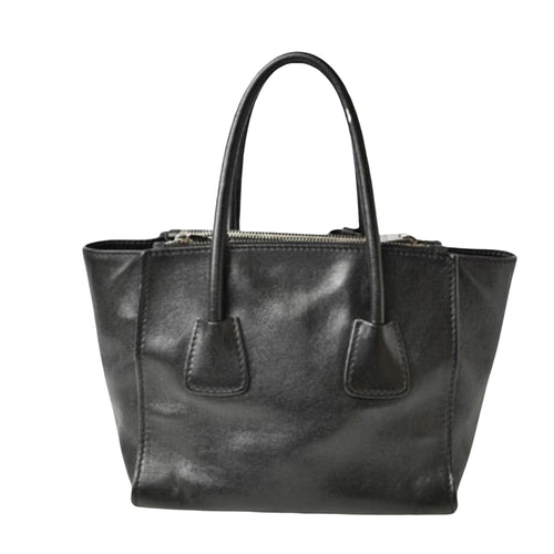 Prada Black Pony-Style Calfskin Handbag (Pre-Owned)