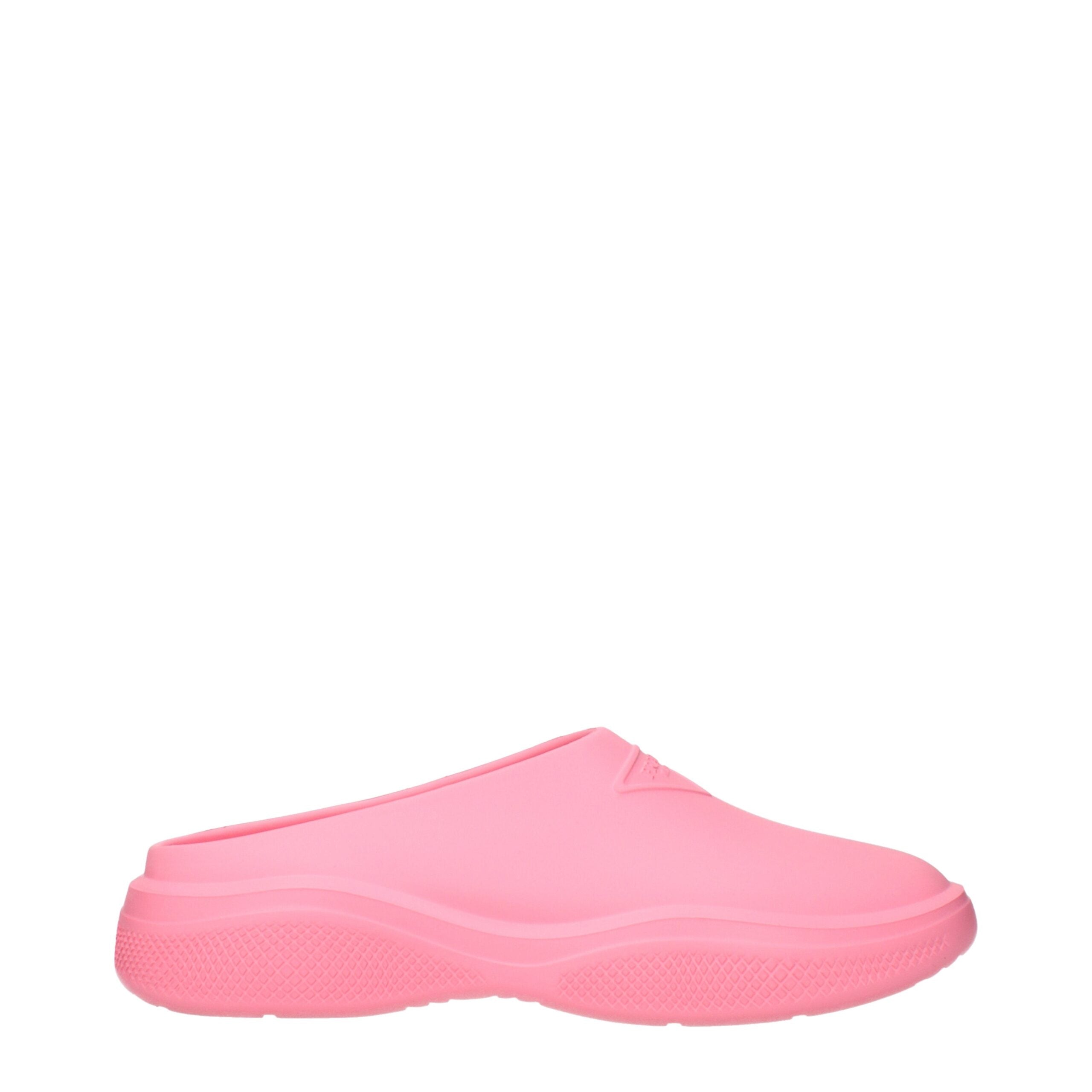 Prada Pink Cotton Women's Slippers