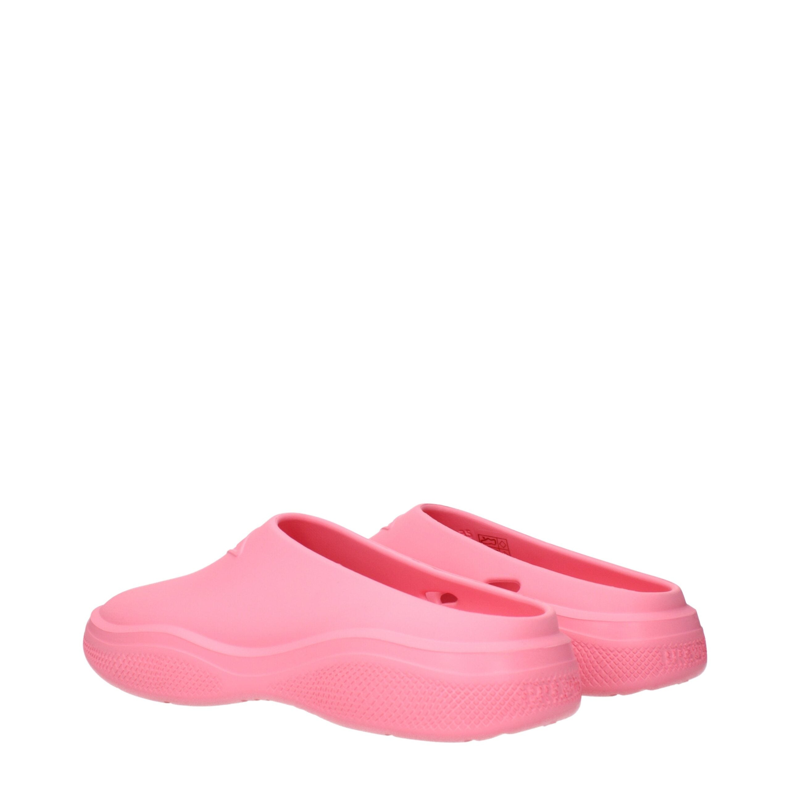 Prada Pink Cotton Women's Slippers