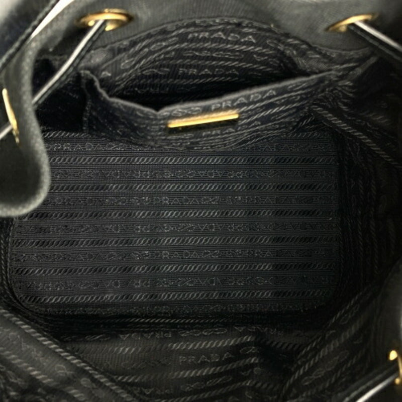 Prada Black Canvas Handbag (Pre-Owned)