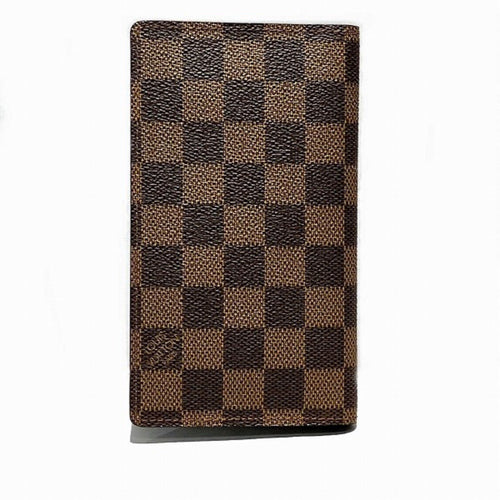 Louis Vuitton Portefeuille Brazza Brown Canvas Wallet  (Pre-Owned)