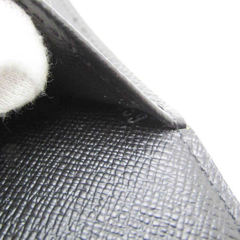 Louis Vuitton Agenda Black Leather Wallet  (Pre-Owned)