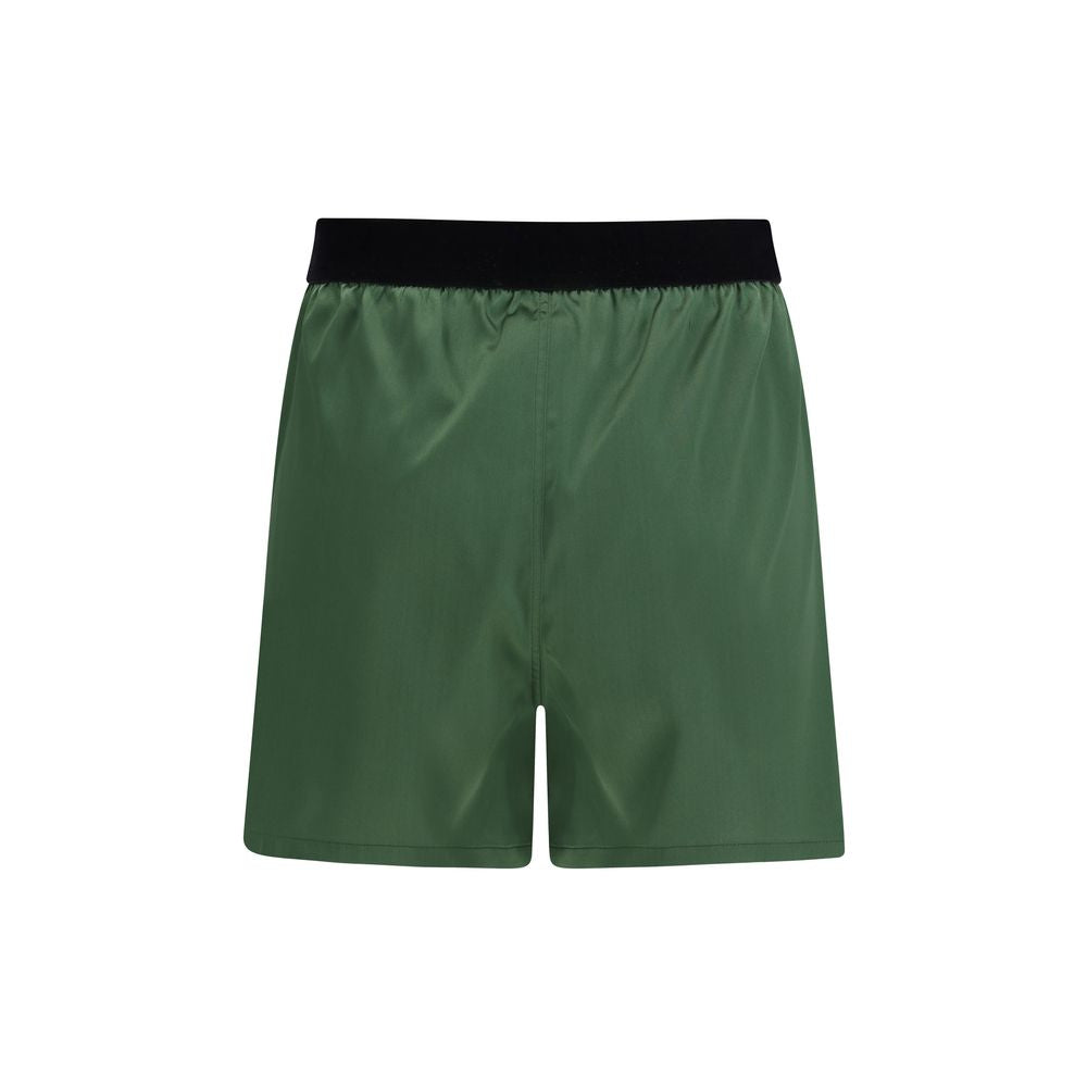 Tom Ford Bicolor Silk Bermuda Women's Shorts