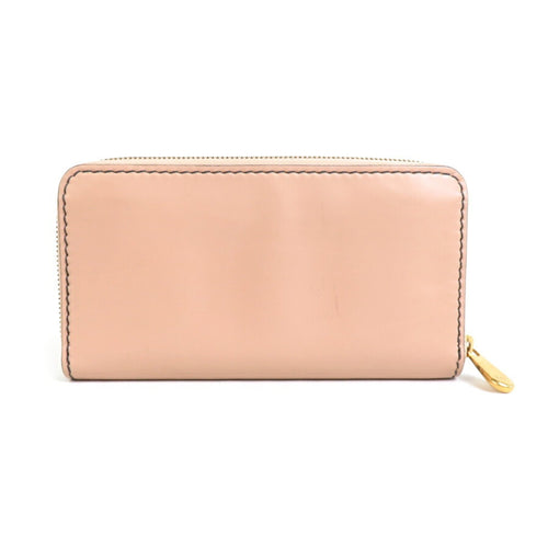 Dior Pink Leather Wallet  (Pre-Owned)