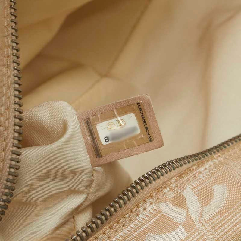Chanel Travel Line Beige Synthetic Handbag (Pre-Owned)