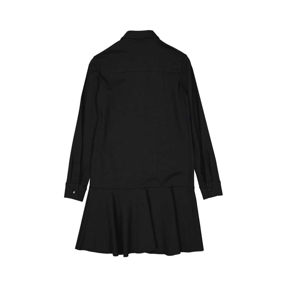 BLANCA VITA Black Elastane Casual Women's Dress