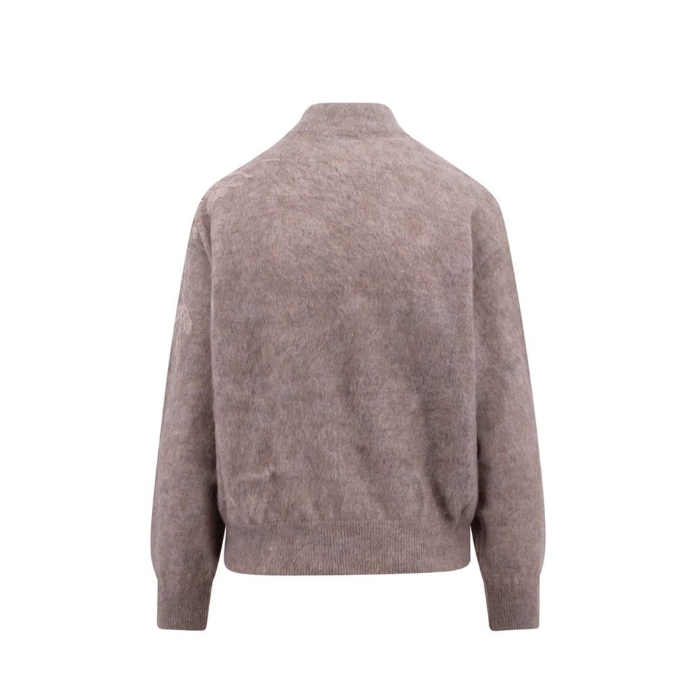 Brunello Cucinelli Beige Cashmere Women's Sweatshirt
