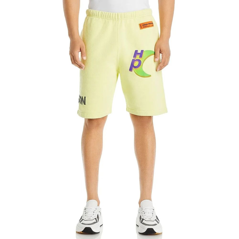 Heron Preston Bicolor Cotton Men's Shorts