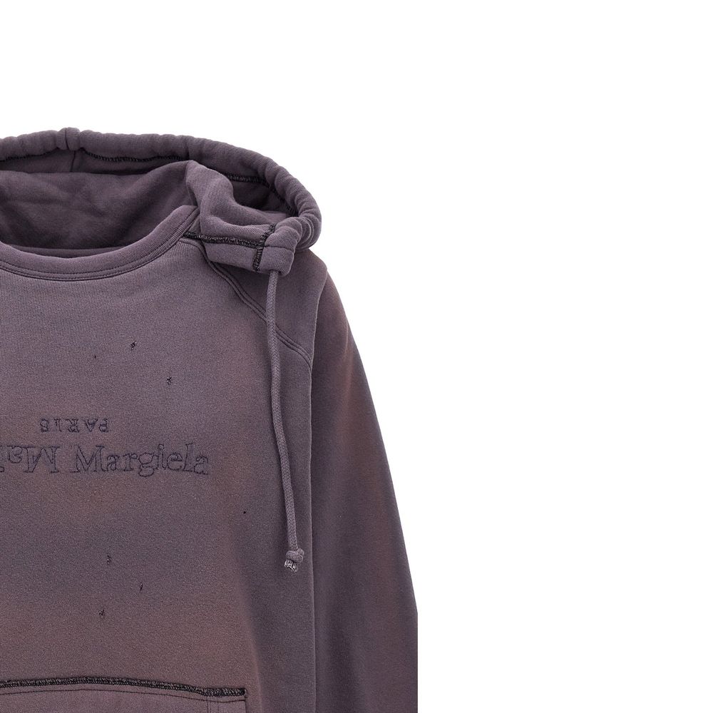 Maison Margiela Purple Cotton Women's Sweatshirt