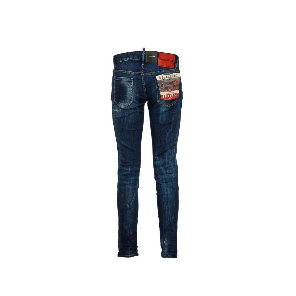 Dsquared² Blue Cotton Skinny Women's Jeans
