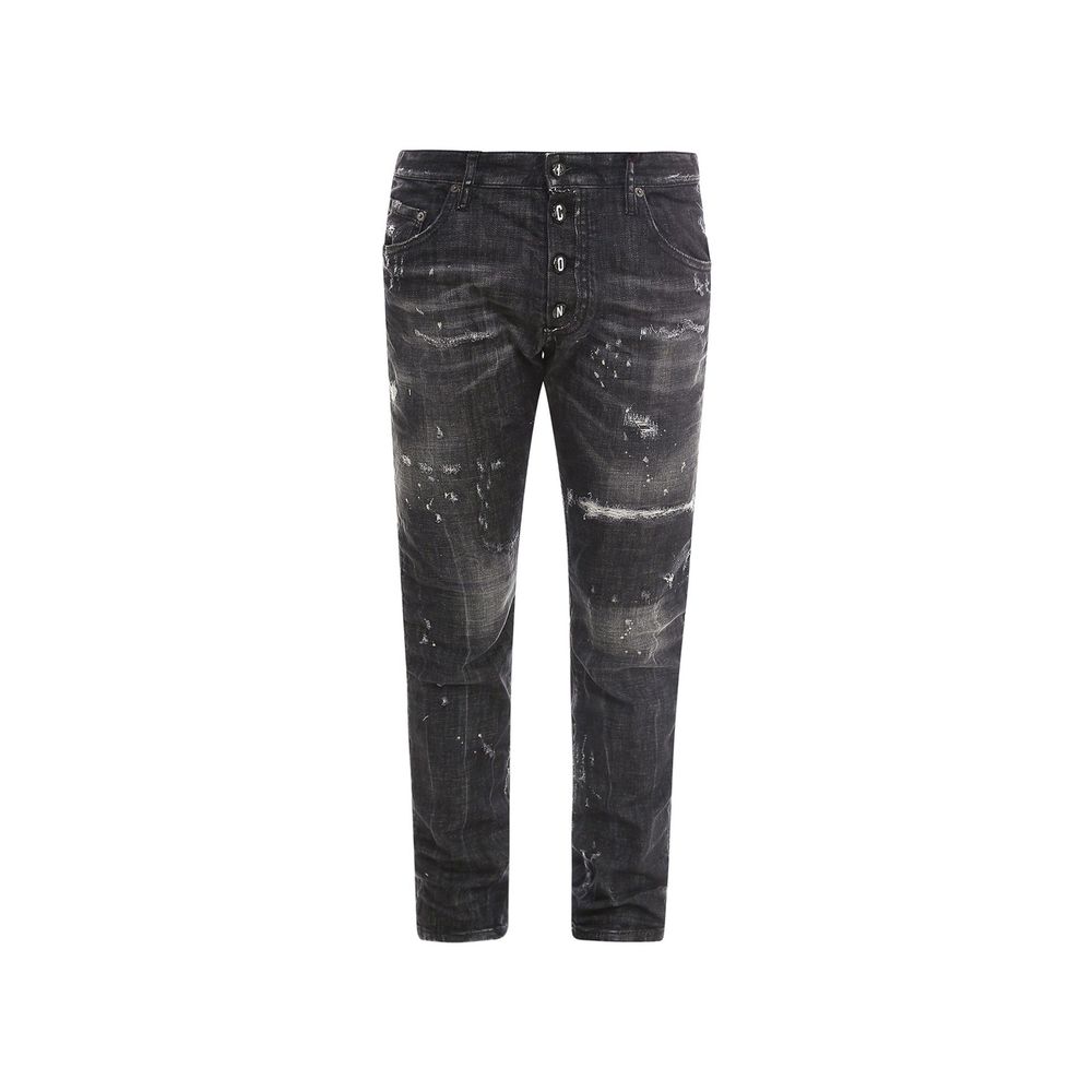 Dsquared² Black Cotton Jeans Women's Denim