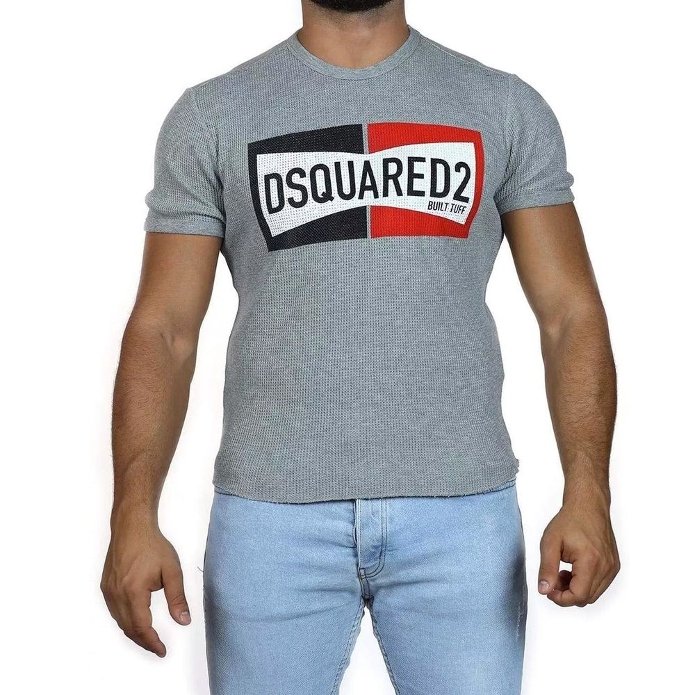 Dsquared² Gray Cotton Men's T-Shirt