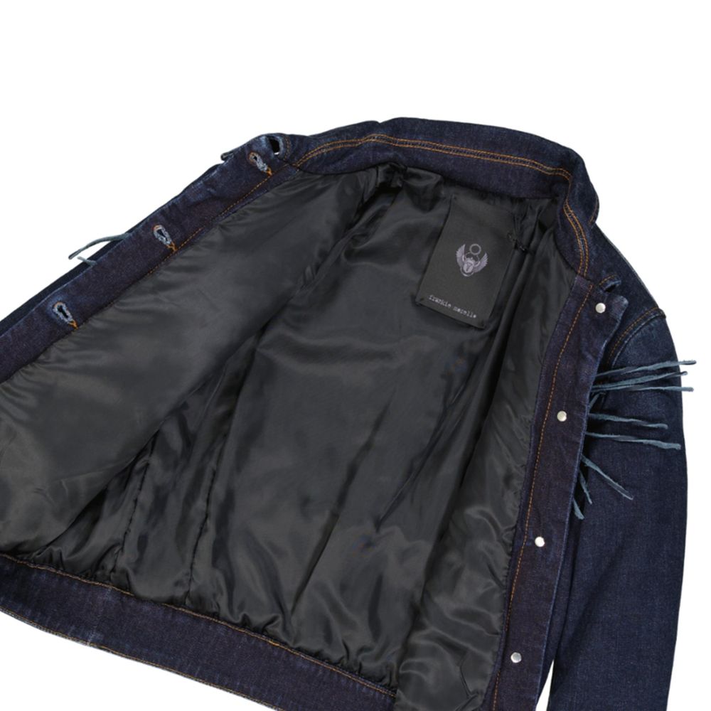 Frankie Morello Blue Cotton Denim Women's Jacket