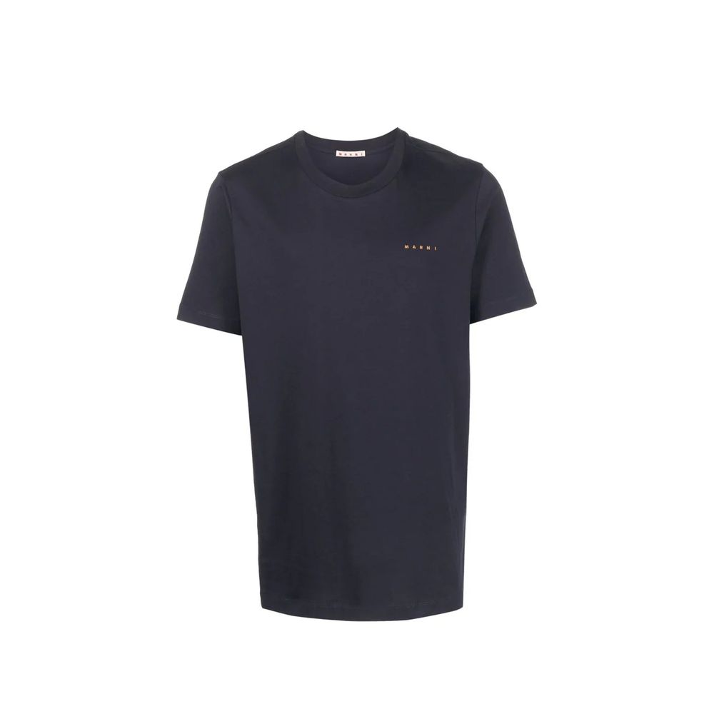 Marni Black Cotton Men's T-Shirt