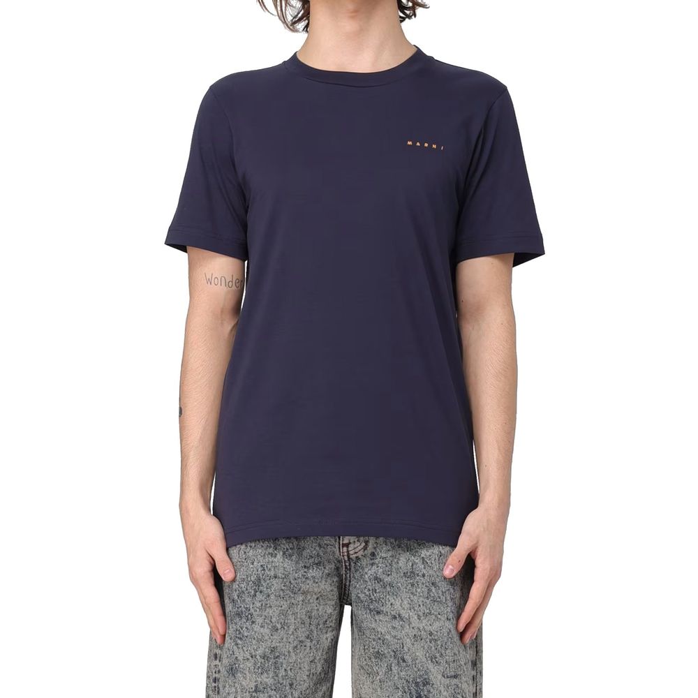 Marni Black Cotton Men's T-Shirt