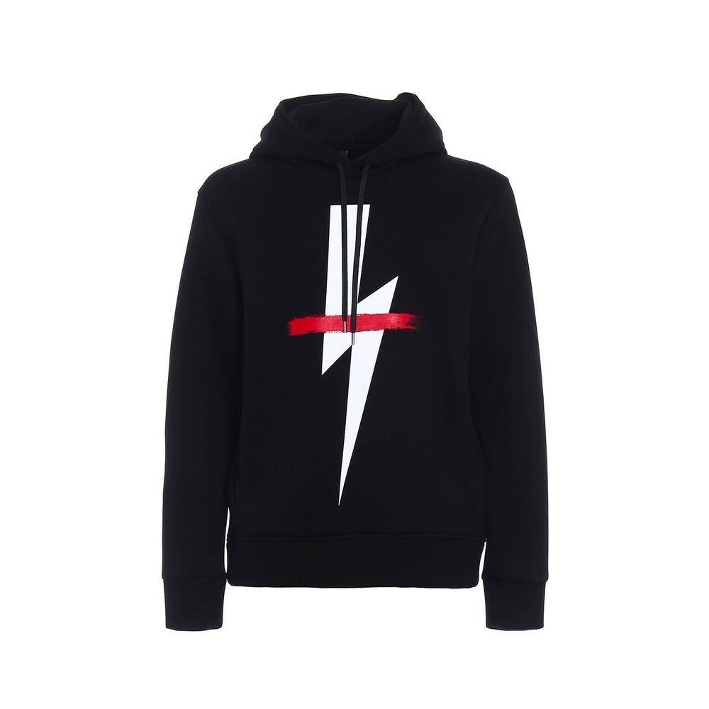 Neil Barrett Black Cotton Men's Sweatshirt