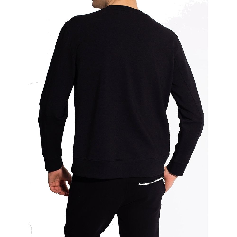 Neil Barrett Black Cotton Men's Sweatshirt