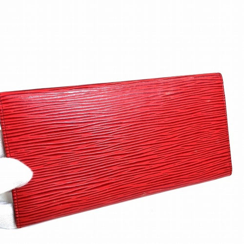 Louis Vuitton Sarah Red Leather Wallet  (Pre-Owned)