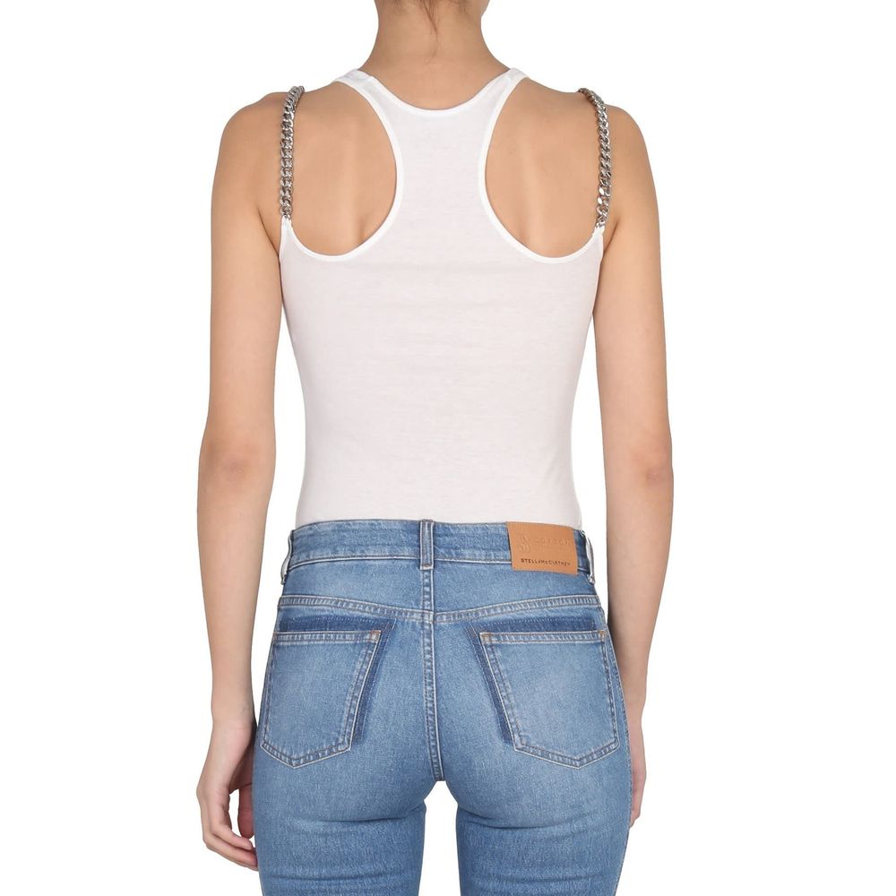 Stella McCartney White Cotton Tank Women's Tops