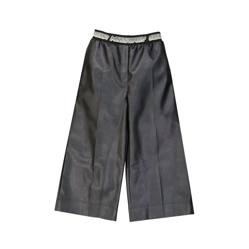 Stella McCartney Black Viscose Casual Women's Pants