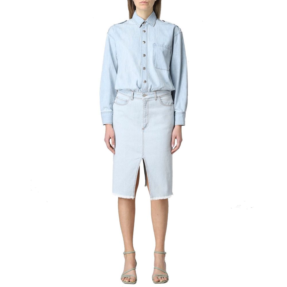 Stella McCartney Blue Cotton Casual Women's Dress