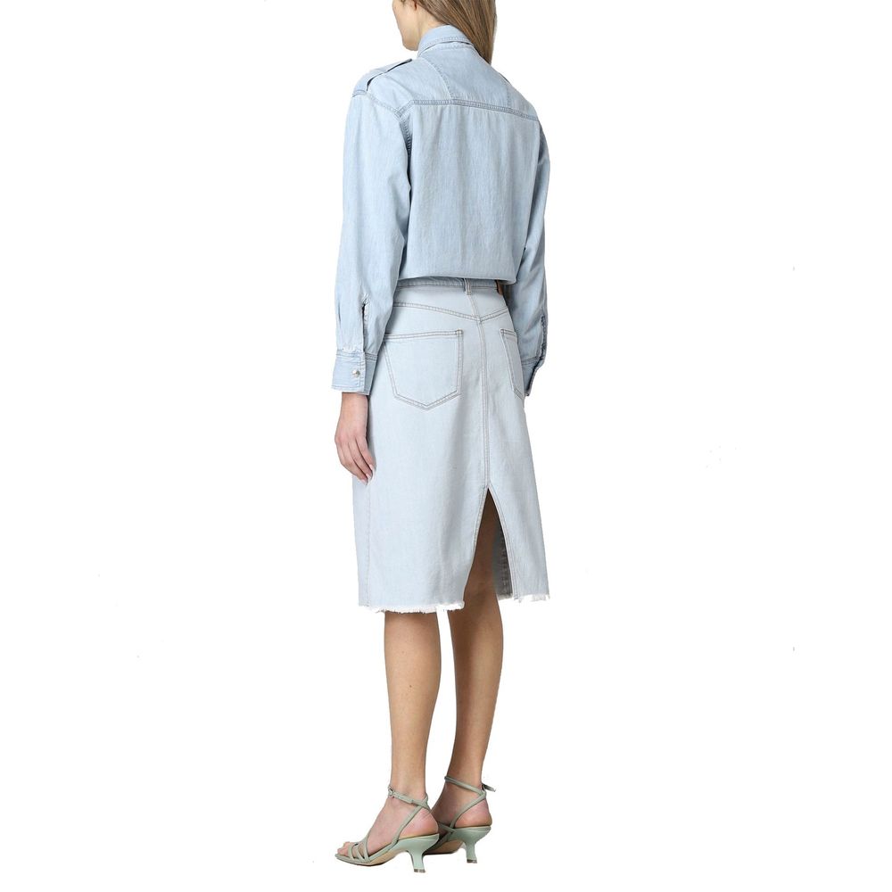 Stella McCartney Blue Cotton Casual Women's Dress