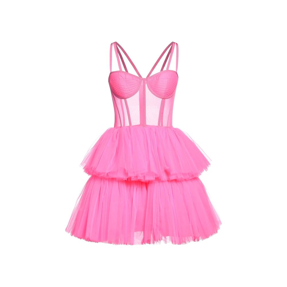 19:13 DRESSCODE Multicolor Cotton Cocktail Women's Dress