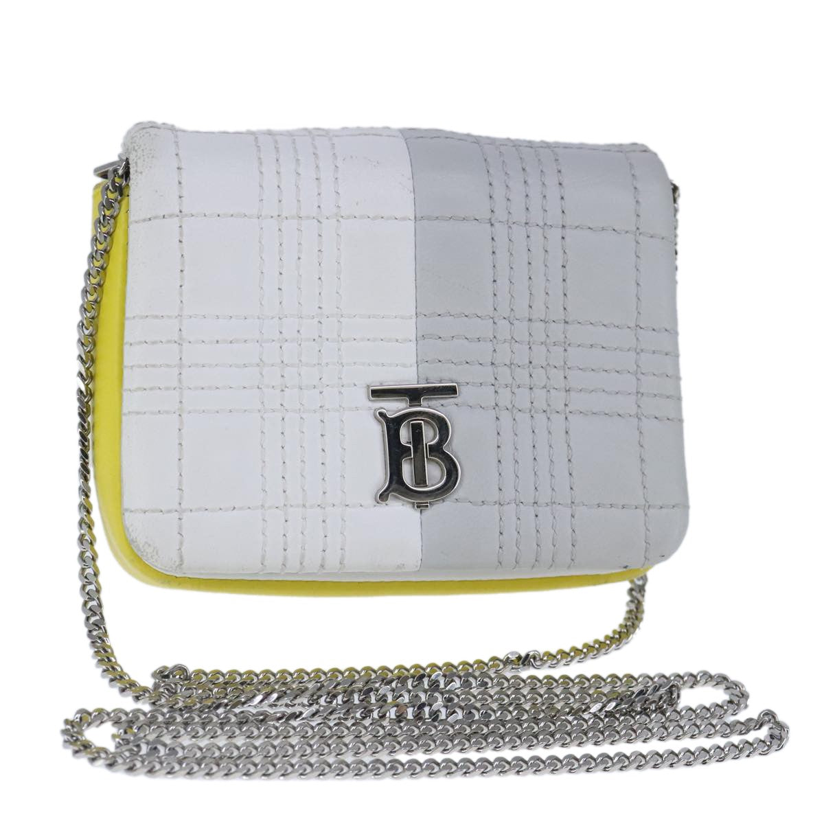 Burberry Lola Quilted Lambskin Multicolour Leather Shoulder Bag Bag (Pre-Owned)