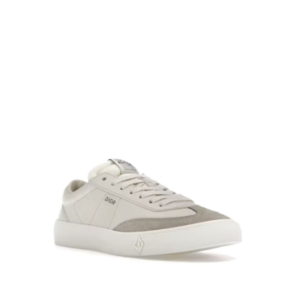 Dior Gray Calfskin Low Top Men's Sneakers