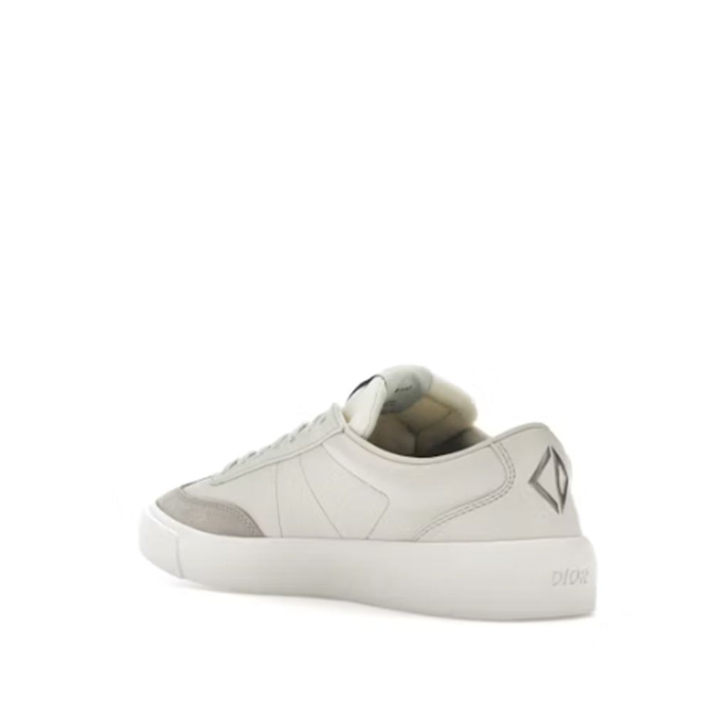Dior Gray Calfskin Low Top Men's Sneakers