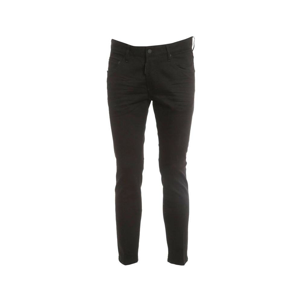 Dsquared² Black Cotton Skinny Men's Jeans
